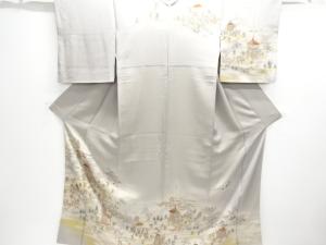 金通し祭り模様訪問着
